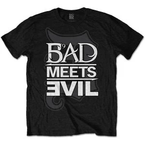 Image of Bad Meets Evil - Logo Mens Medium T-Shirt - Black