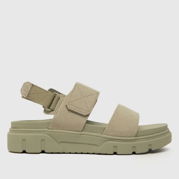 Image of Timberland Light Taupe Suede Greyfield 2-Strap Sandal