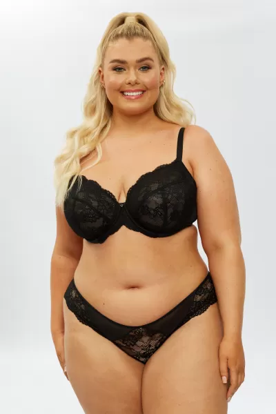 Image of Sexy Lace Planet Fuller Bust DD+ Non Pad Black