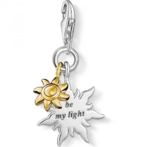 Image of Ladies Thomas Sabo Sterling Silver Charm Club Be My Light Charm