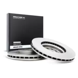 Image of RIDEX Brake disc 82B0819 Brake rotor,Brake discs VW,SKODA,SEAT,SHARAN (7N1, 7N2),TIGUAN (AD1),Tiguan Allspace (BW2),Kodiaq (NS7),Alhambra (710, 711)