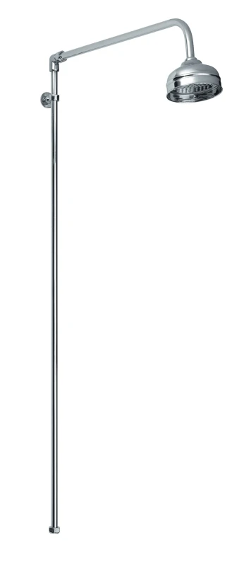 Image of Balterley Rigid Riser Shower Kit with Swivel Spout Chrome Silver