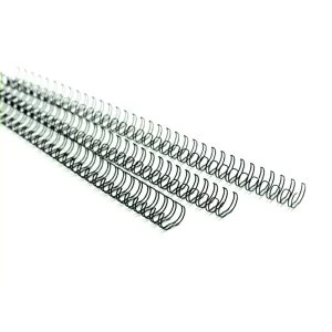 Image of GBC MultiBind 21 Loop 85 Sheets 10mm Black Binding Wires Pack of 100