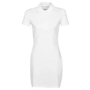 Image of Lacoste EUGENIE womens Dress in White - Sizes UK 8,UK 10,UK 12,UK 14,UK 16