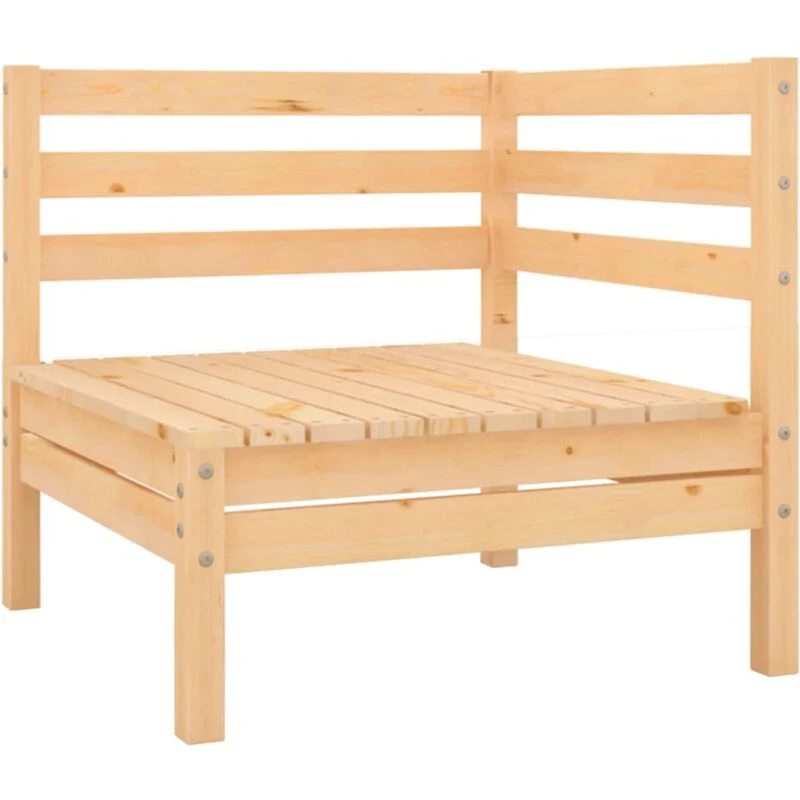 Image of VIDAXL Garden Corner Sofa Solid Wood Pine Vidaxl 8720286658819