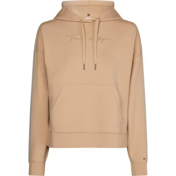 Image of Tommy Hilfiger Relaxed Crepe Hoodie - CREPE ABT