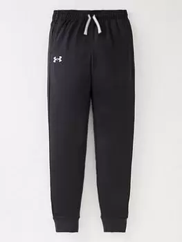 Image of Under Armour Brawler 2.0 Tapered Pants - Black/Grey, Size M=9-10 Years