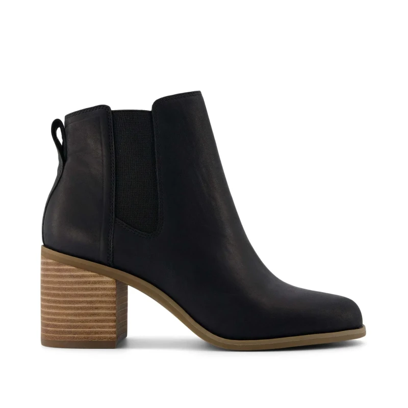 Image of TOMS Evelyn Chelsea ankle boots For Her Toms Noir Female 36