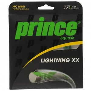 Image of Prince Squash Lightning XX 17 Gauge String - Green