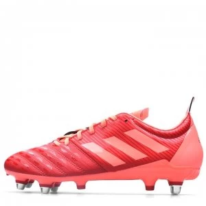 Image of adidas Malice Mens Rugby Boots Soft Ground - Red/Black