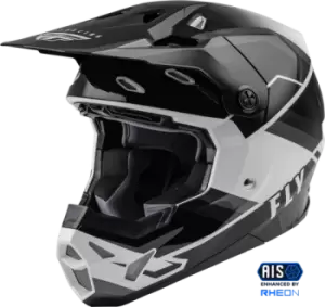 Image of FLY Racing Formula Cp Rush Helmet Grey Black White M