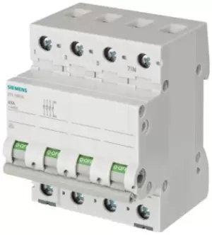 Image of Siemens 3 Pole Non Fused Isolator Switch - 63A Maximum Current