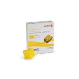 Image of Xerox 108R00956 Original Yellow Dry Ink Colour Stix 6 pack