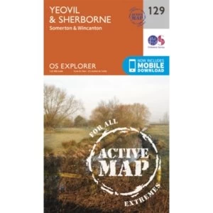 Image of Yeovil and Sherbourne:129 by Ordnance Survey (Sheet map, folded, 2015)