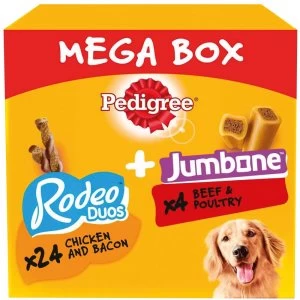 Image of Pedigree Rodeo Duos and Jumbone Medium Dog Treats Mega Box 780g