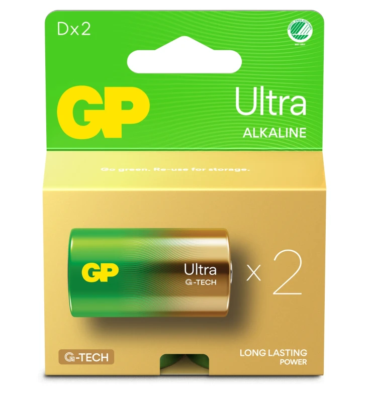Image of GP Batteries Ultra Alkaline GP13A Single-use battery D. LR20