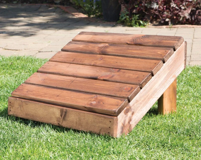 Image of Charles Taylor Trading Wooden Footstool Brown unisex