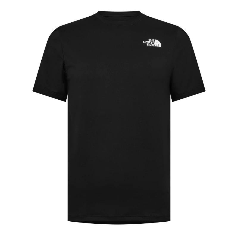 Image of The North Face 24/7 Box Nse Ss Tee mens T shirt in Black