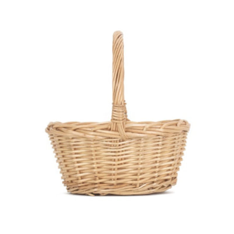 Image of Red Hamper C003 Wicker Shopping Basket Mini Oval Shopper