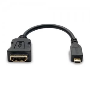 Image of Tripp Lite Micro HDMI To HDMI Adapter For Ultrabook Laptop Desktop PC