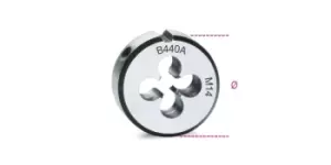 Image of Beta Tools 440A Chrome-Steel Coarse Round Metric Thread Die M16 x 2mm Ø: 38.1mm