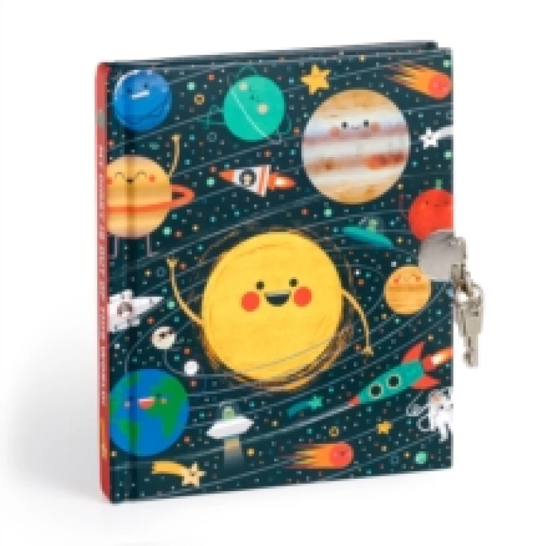 Image of Solar System Locked Diary. Diary or journal. By Mudpuppy Books