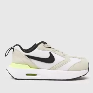 Image of Nike White & Beige Air Max Dawn Boys Toddler Trainers