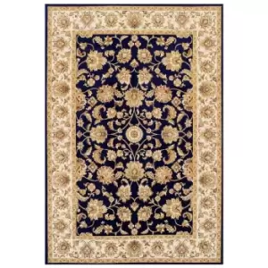 Image of Oriental Weavers Kendra Rug Navy Gold 3330 B 80X140cm