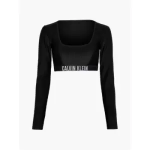 Image of Calvin Klein Long Sleeve Top - Black