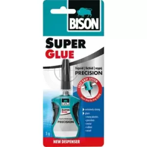 Image of Bison 6314579 Super Glue Precision 3g