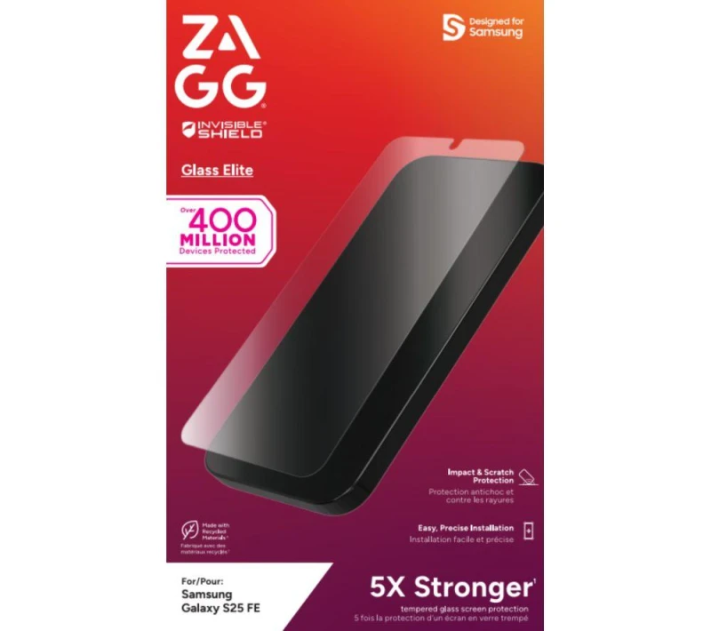 Image of InvisibleShield Glass Elite Screen Protector For Galaxy S25 FE