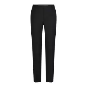 Image of Calvin Klein Speckled Wool Trousers - Black
