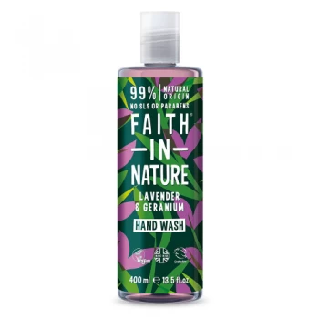 Image of Faith in Nature Lavender & Geranium Hand Wash 400ml
