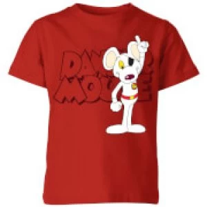 Image of Danger Mouse Pose Kids T-Shirt - Red - 7-8 Years