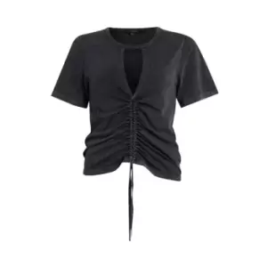Image of AllSaints AllSaints Gigi T-Shirt Womens - Black