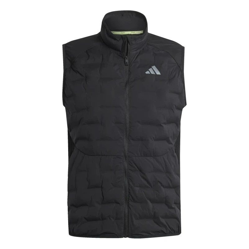 Image of adidas' Adizero Patterned Quilt Puffer Noir Male XS