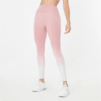 Image of USA Pro Seamless Ombre Leggings - Pink/White