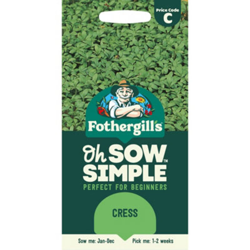 Image of Mr Fothergills Oh Sow Simple Cress Vegetable Seeds