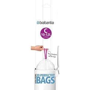 Image of Brabantia PerfectFit 12 Litre Size C Bin Liners - Pack of 20