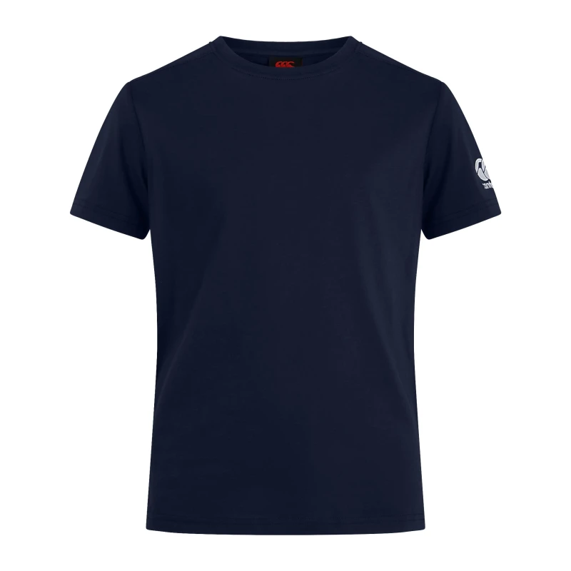 Image of Canterbury Club Plain T-Shirt Juniors - Blue Blue 5 - 6 Years
