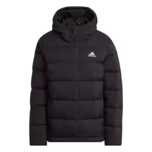 Image of adidas Helionic Hooded Down Jacket Womens - Black