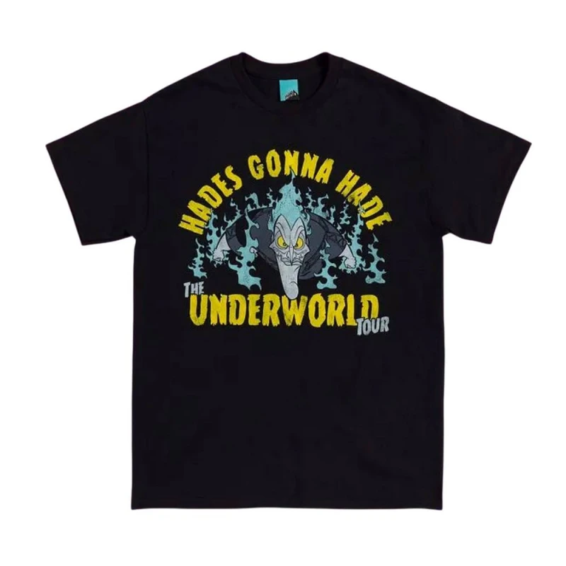 Image of Hercules Mens Underworld Tour Hades T-Shirt in Black Size: Medium Black Male M