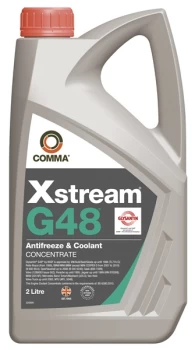 Image of Xstream G48 Antifreeze & Coolant - Concentrated - 2 Litre XSG2L COMMA