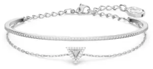 Image of Swarovski 5643732 Ortyx Bangle Bracelet Rhodium-Plated Large Jewellery