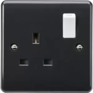 Image of KnightsBridge 13A 1G DP switched socket with white rocker [Part M compliant]