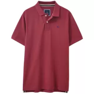 Image of Crew Clothing Mens Ocean Polo Red Earth Medium