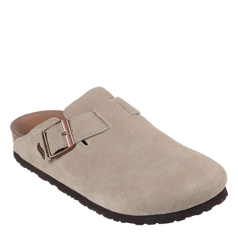 Image of Skechers Womens Arch Fit Granola Flat Sandals Chestnut female 6 (39)