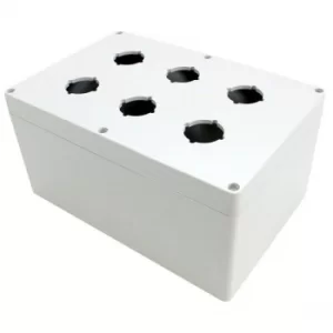 Image of Hammond 1554PB6B 30.5mm Pushbutton Enclosure 240x160x120mm Polycar...