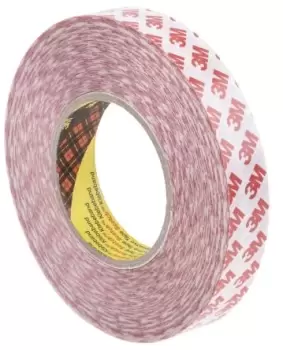 Image of 3M 9088 White Double Sided Plastic Tape, 25mm x 50m