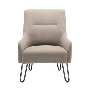 Image of Jemini Grey Reception Armchair KF79142